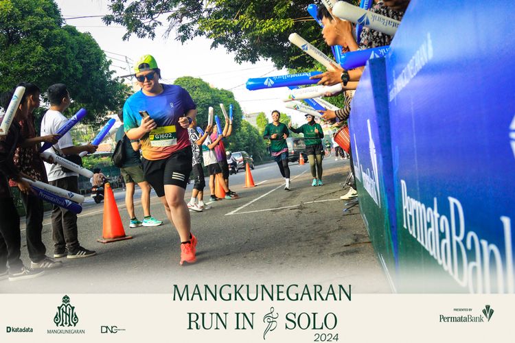 Race photo from Mangkunegaran Run 2024