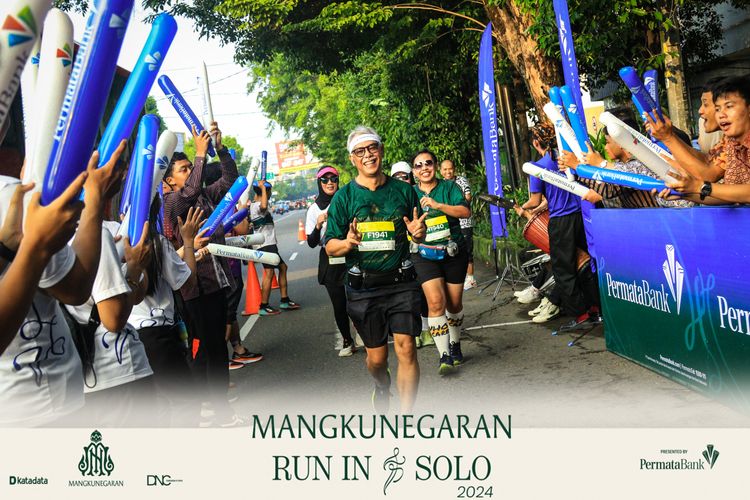 Race photo from Mangkunegaran Run 2024