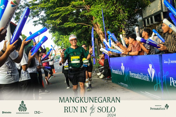 Race photo from Mangkunegaran Run 2024