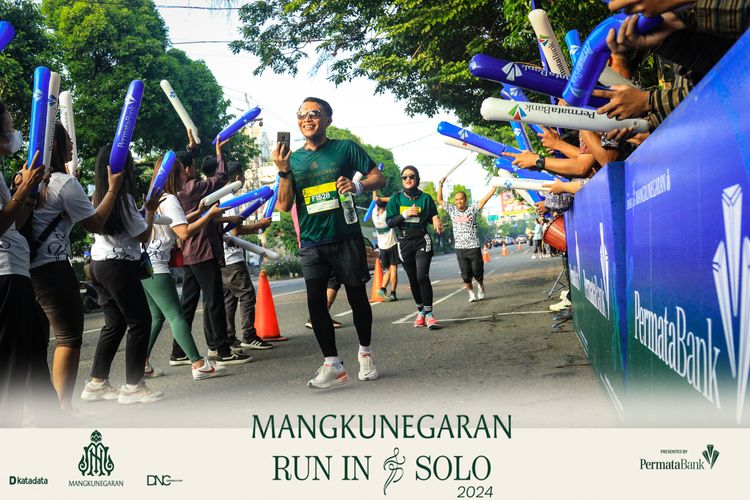 Race photo from Mangkunegaran Run 2024