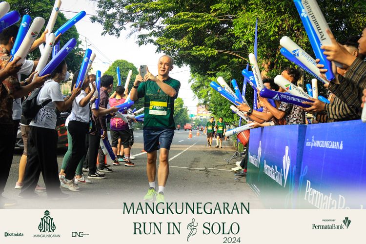 Race photo from Mangkunegaran Run 2024