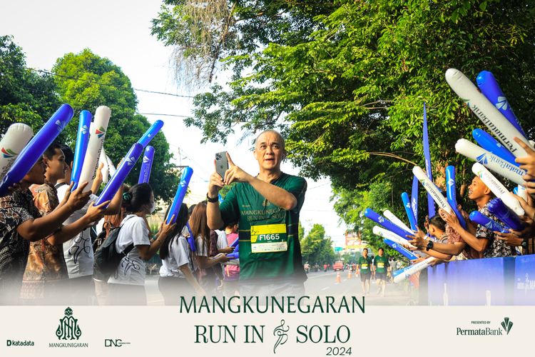 Race photo from Mangkunegaran Run 2024