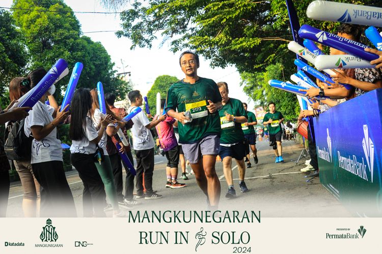 Race photo from Mangkunegaran Run 2024