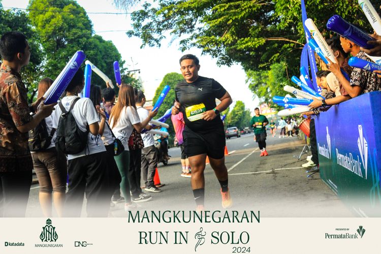 Race photo from Mangkunegaran Run 2024