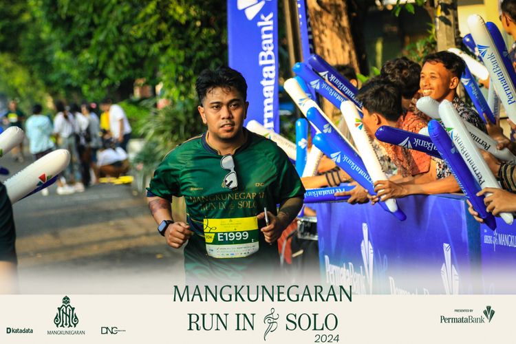 Race photo from Mangkunegaran Run 2024