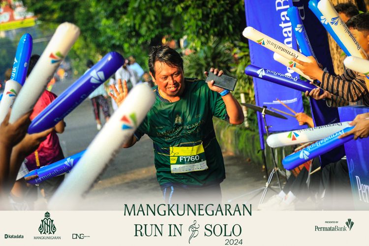 Race photo from Mangkunegaran Run 2024