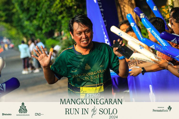Race photo from Mangkunegaran Run 2024