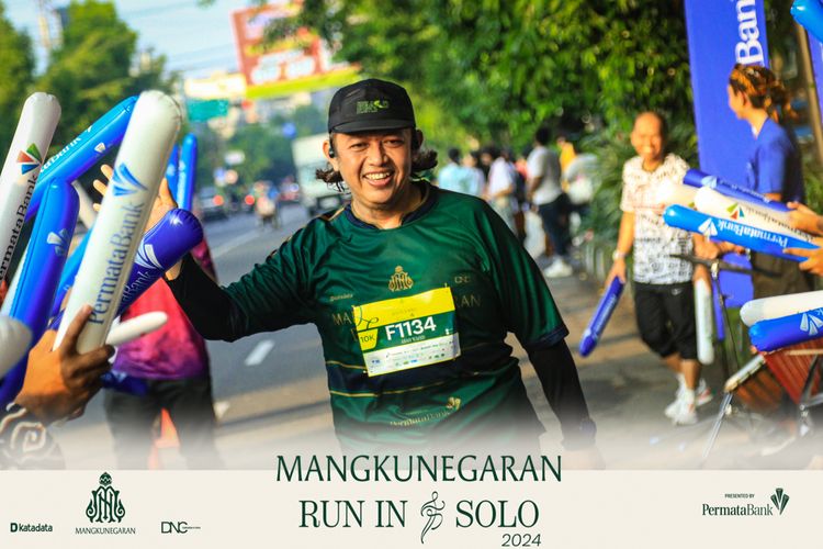 Race photo from Mangkunegaran Run 2024