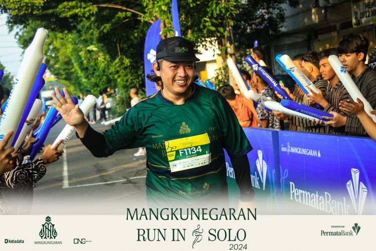 Race photo from Mangkunegaran Run 2024