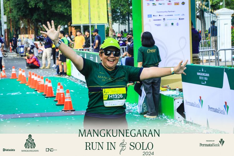 Race photo from Mangkunegaran Run 2024