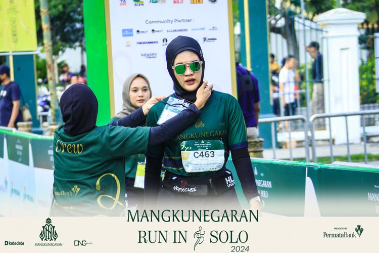 Race photo from Mangkunegaran Run 2024