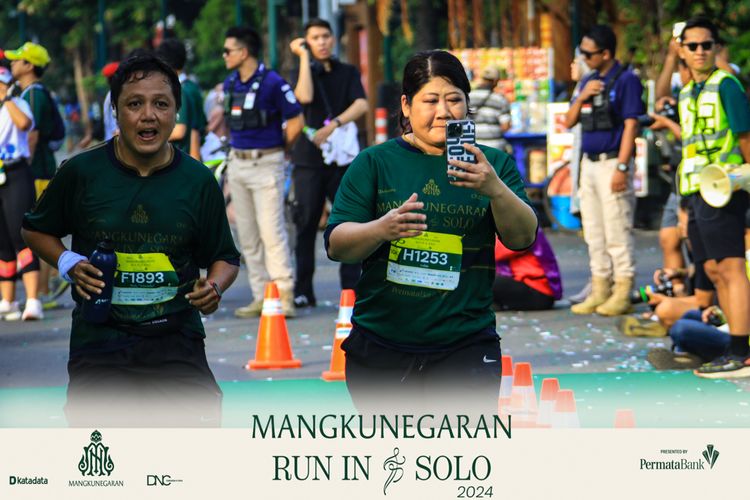 Race photo from Mangkunegaran Run 2024