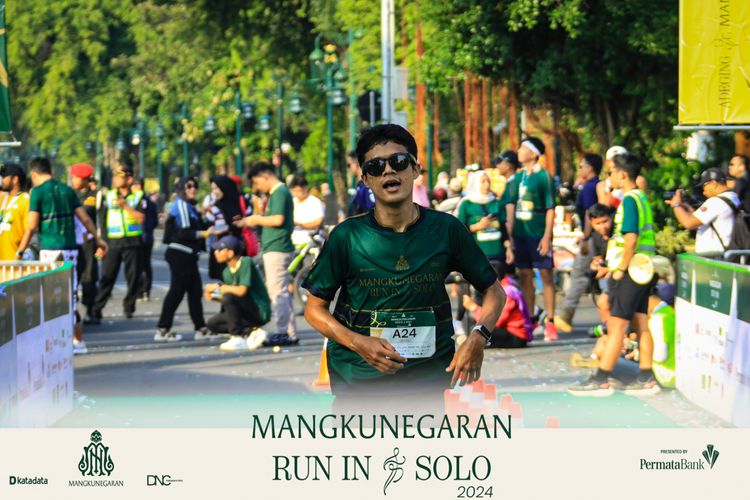 Race photo from Mangkunegaran Run 2024