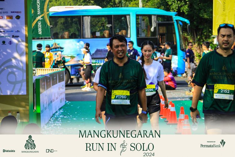 Race photo from Mangkunegaran Run 2024