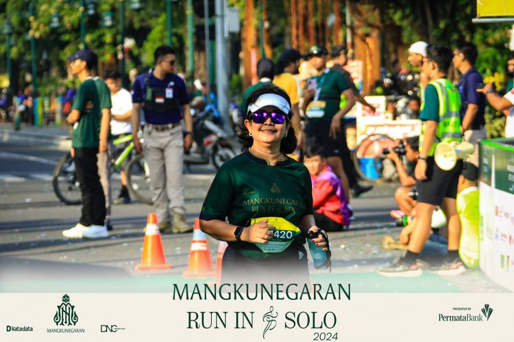 Race photo from Mangkunegaran Run 2024
