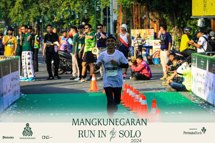 Race photo from Mangkunegaran Run 2024