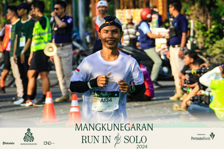 Race photo from Mangkunegaran Run 2024