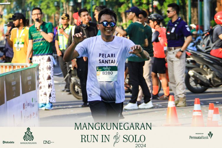 Race photo from Mangkunegaran Run 2024
