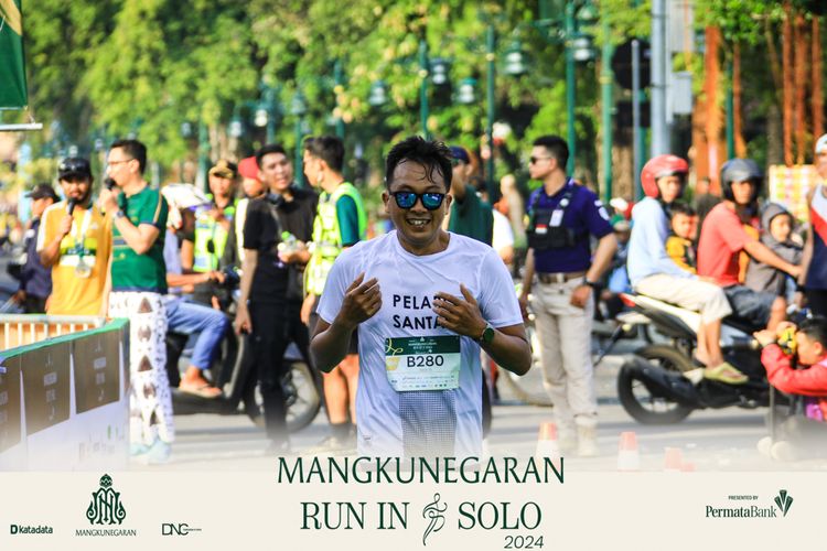 Race photo from Mangkunegaran Run 2024
