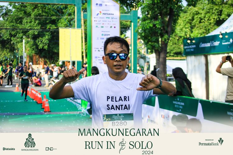 Race photo from Mangkunegaran Run 2024