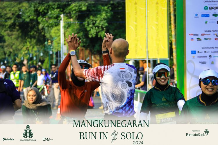 Race photo from Mangkunegaran Run 2024