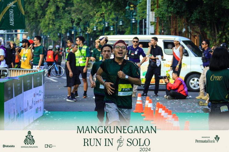 Race photo from Mangkunegaran Run 2024