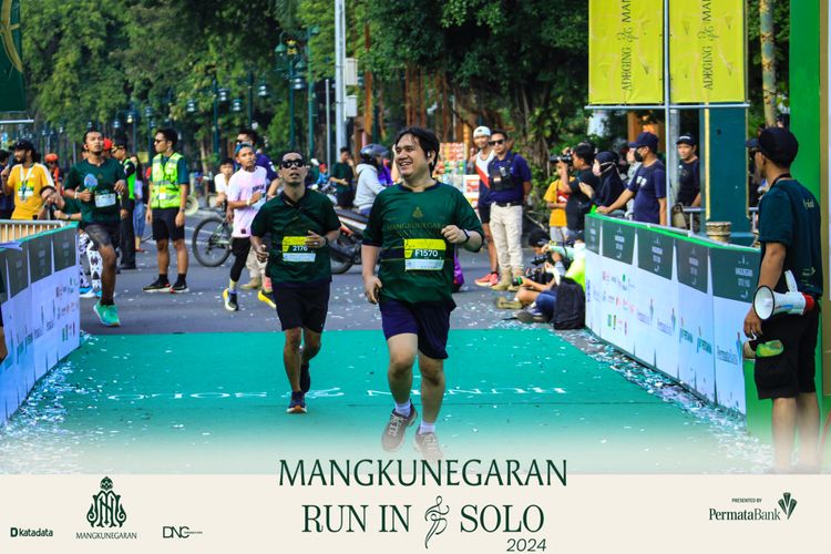 Race photo from Mangkunegaran Run 2024
