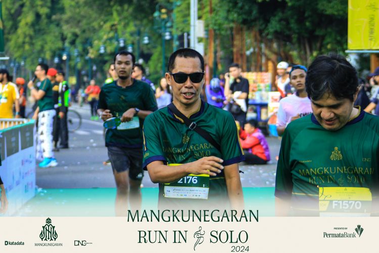 Race photo from Mangkunegaran Run 2024