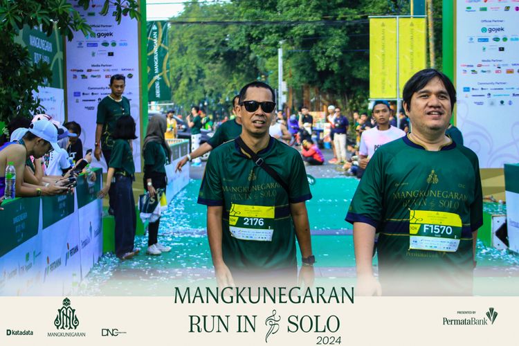 Race photo from Mangkunegaran Run 2024