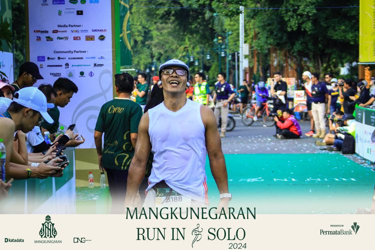 Race photo from Mangkunegaran Run 2024