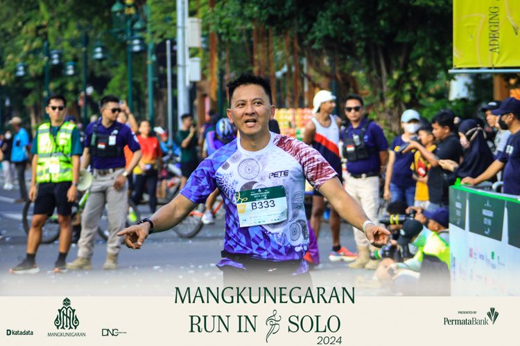 Race photo from Mangkunegaran Run 2024