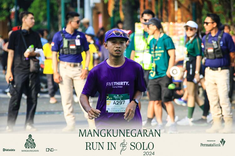 Race photo from Mangkunegaran Run 2024