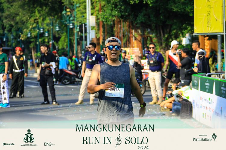 Race photo from Mangkunegaran Run 2024