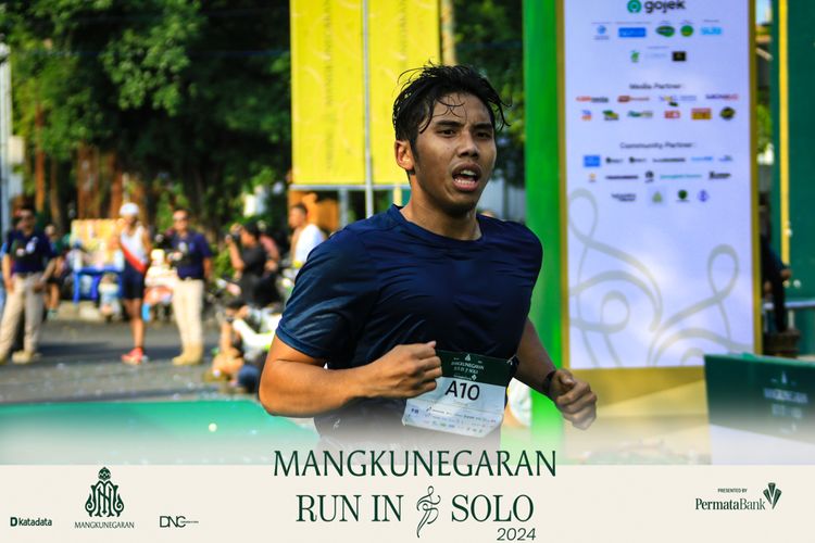 Race photo from Mangkunegaran Run 2024