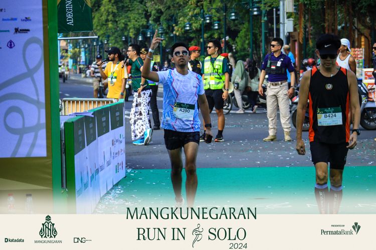 Race photo from Mangkunegaran Run 2024