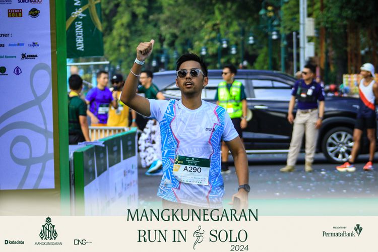 Race photo from Mangkunegaran Run 2024