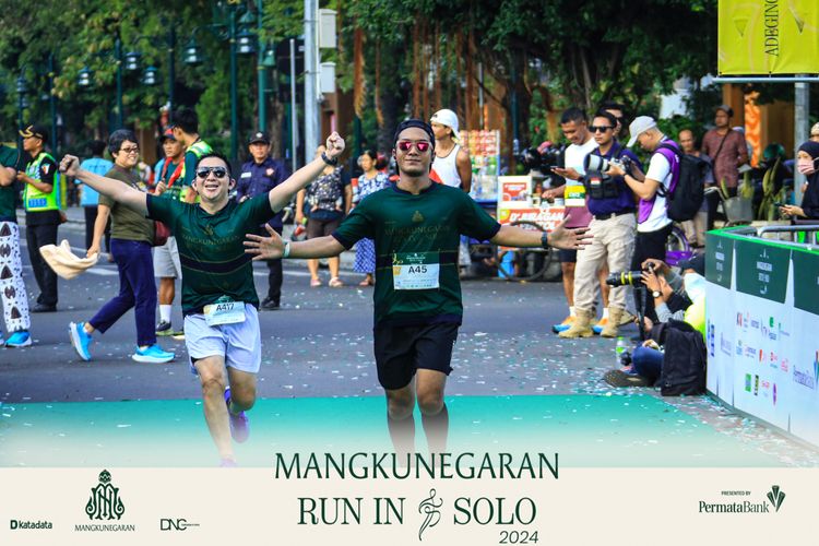 Race photo from Mangkunegaran Run 2024