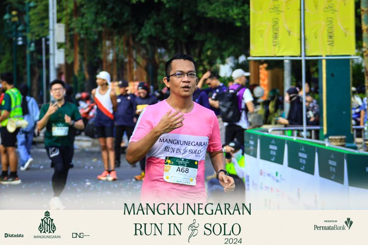 Race photo from Mangkunegaran Run 2024