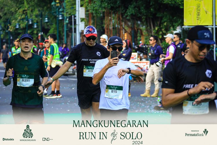 Race photo from Mangkunegaran Run 2024