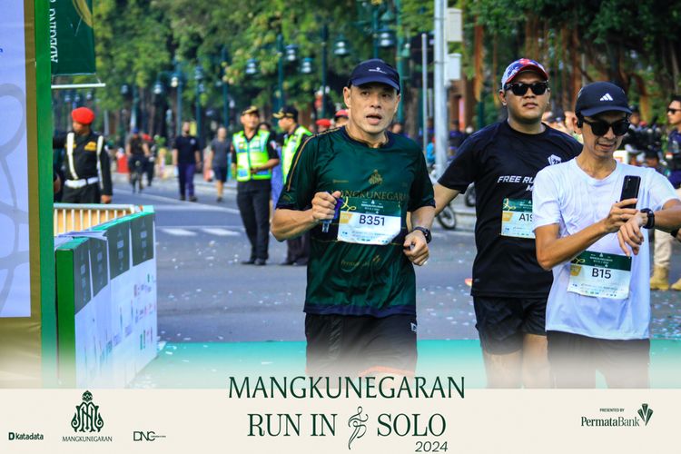 Race photo from Mangkunegaran Run 2024