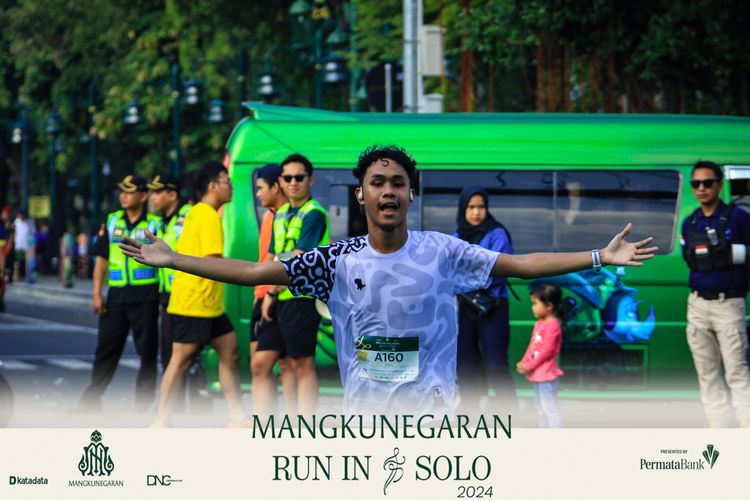 Race photo from Mangkunegaran Run 2024