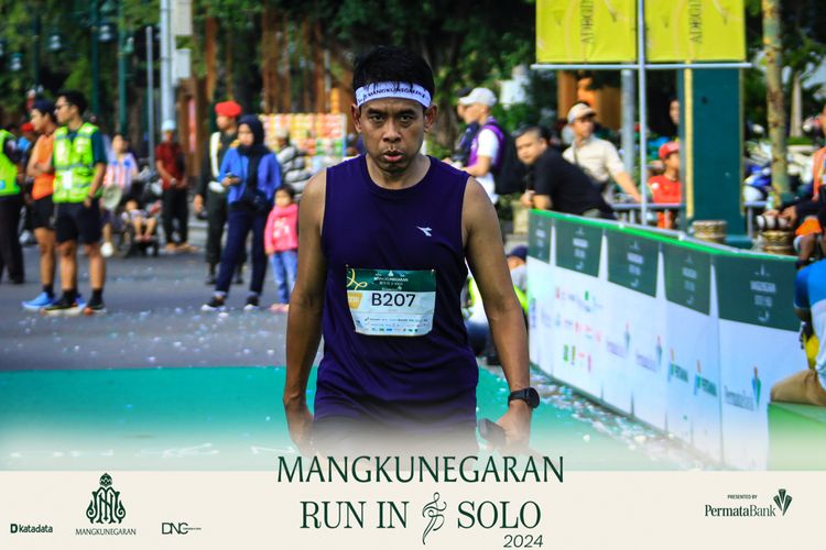 Race photo from Mangkunegaran Run 2024
