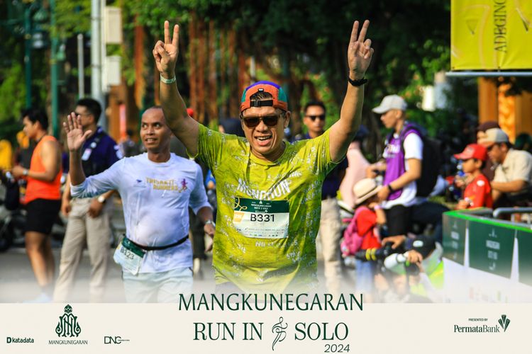 Race photo from Mangkunegaran Run 2024
