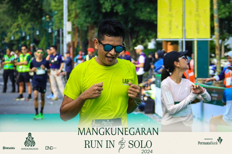 Race photo from Mangkunegaran Run 2024