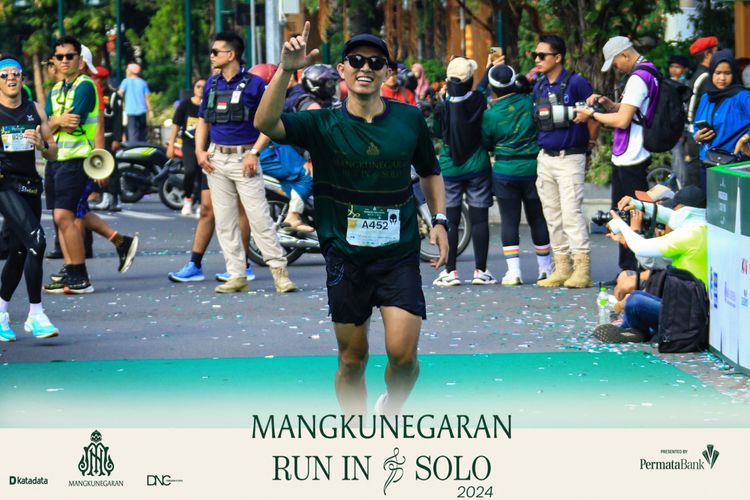Race photo from Mangkunegaran Run 2024