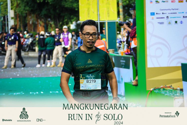Race photo from Mangkunegaran Run 2024