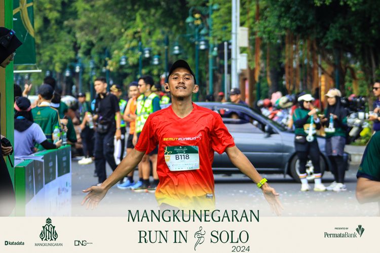 Race photo from Mangkunegaran Run 2024