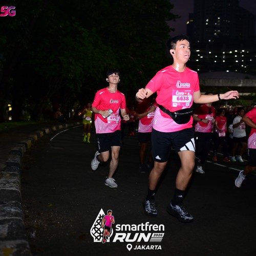 Race photo from SMARTFREN RUN 2026