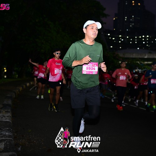 Race photo from SMARTFREN RUN 2026