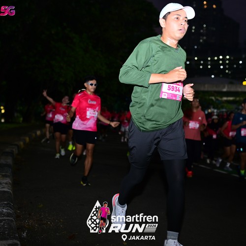 Race photo from SMARTFREN RUN 2026
